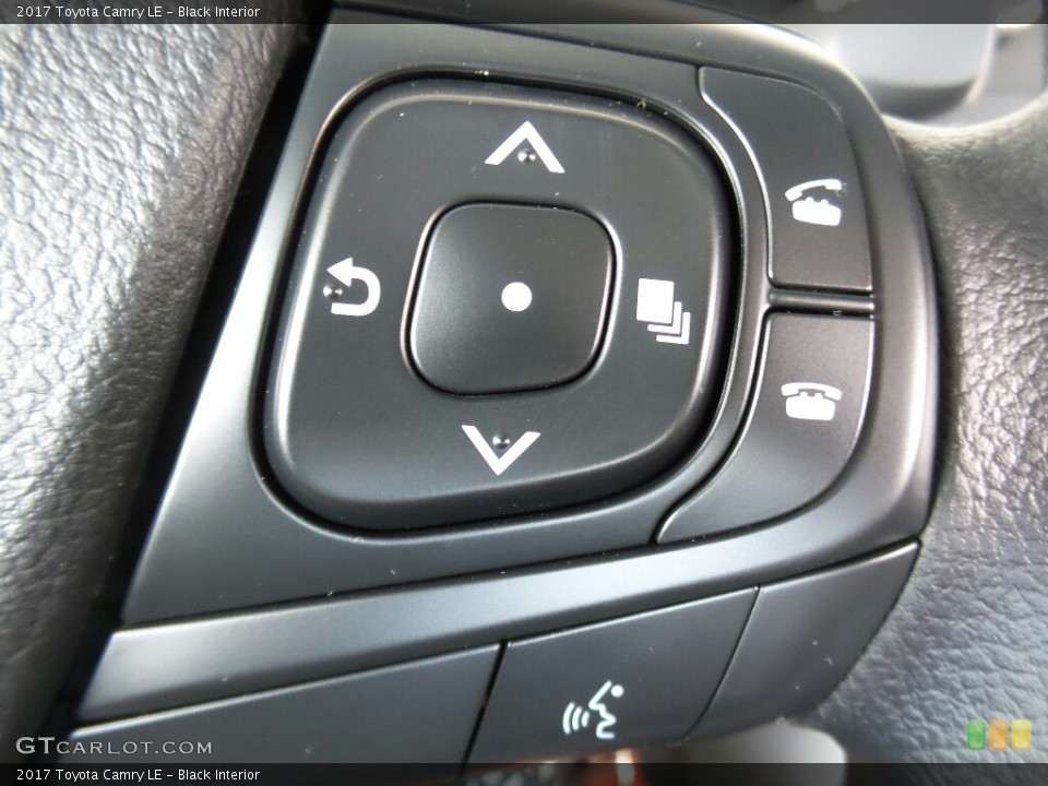 Black Interior Controls for the 2017 Toyota Camry LE #115176662