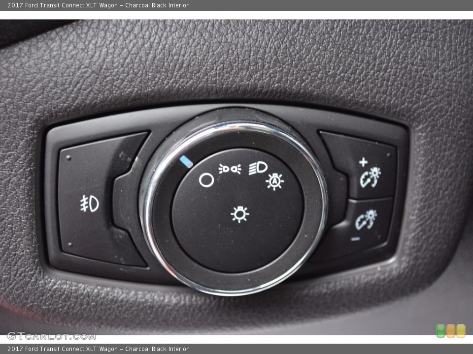 Charcoal Black Interior Controls for the 2017 Ford Transit Connect XLT Wagon #115179458