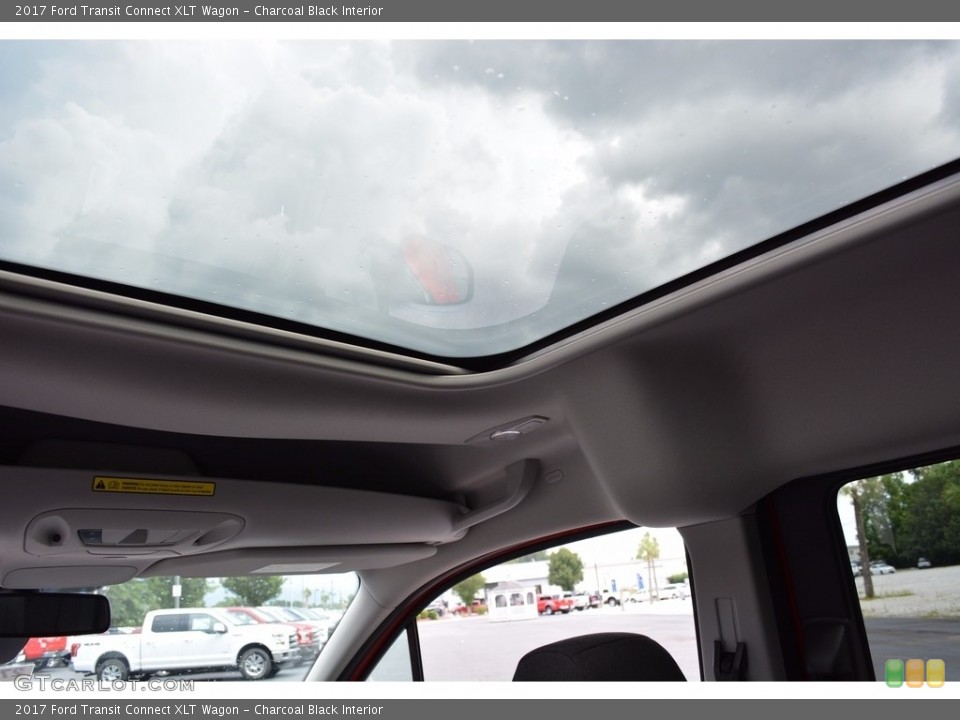 Charcoal Black Interior Sunroof for the 2017 Ford Transit Connect XLT Wagon #115179569