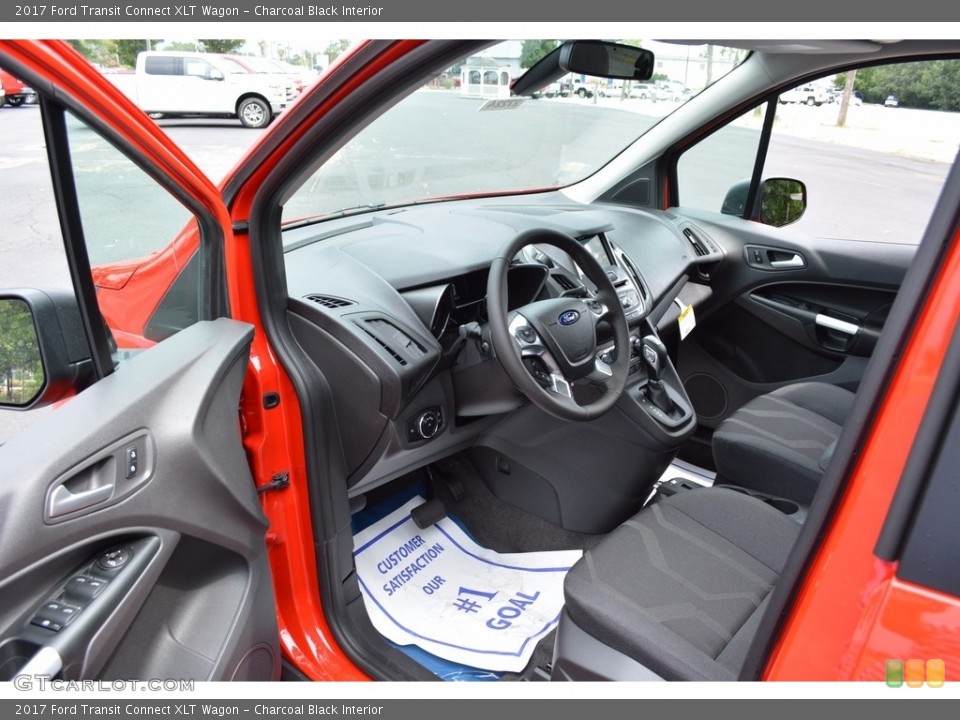 Charcoal Black Interior Front Seat for the 2017 Ford Transit Connect XLT Wagon #115179659