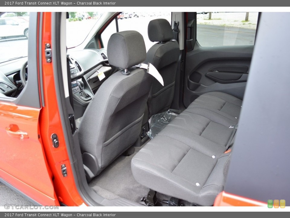 Charcoal Black Interior Rear Seat for the 2017 Ford Transit Connect XLT Wagon #115179734