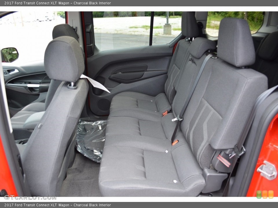 Charcoal Black Interior Rear Seat for the 2017 Ford Transit Connect XLT Wagon #115179758