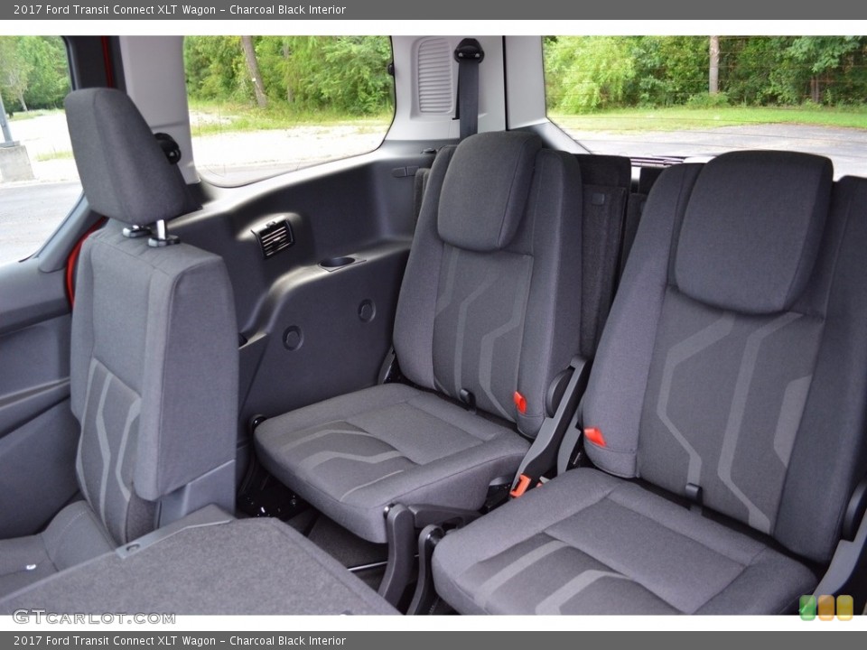 Charcoal Black Interior Rear Seat for the 2017 Ford Transit Connect XLT Wagon #115179785