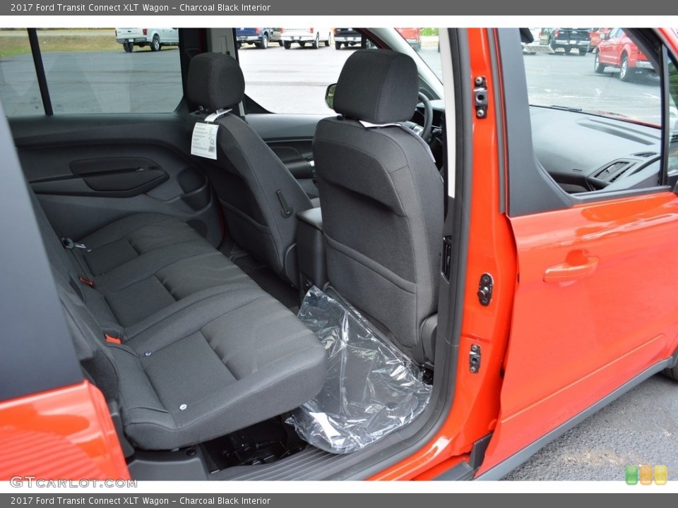 Charcoal Black Interior Rear Seat for the 2017 Ford Transit Connect XLT Wagon #115179857