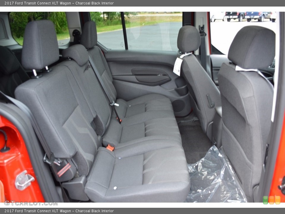 Charcoal Black Interior Rear Seat for the 2017 Ford Transit Connect XLT Wagon #115179877