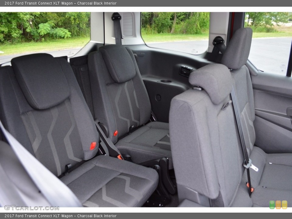 Charcoal Black Interior Rear Seat for the 2017 Ford Transit Connect XLT Wagon #115179902