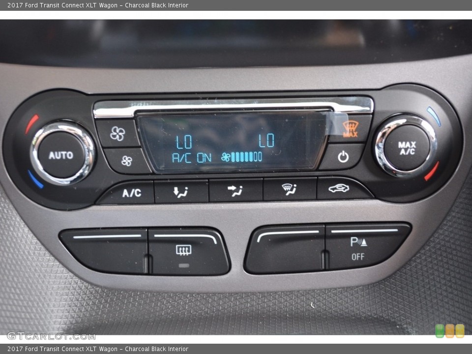 Charcoal Black Interior Controls for the 2017 Ford Transit Connect XLT Wagon #115180190