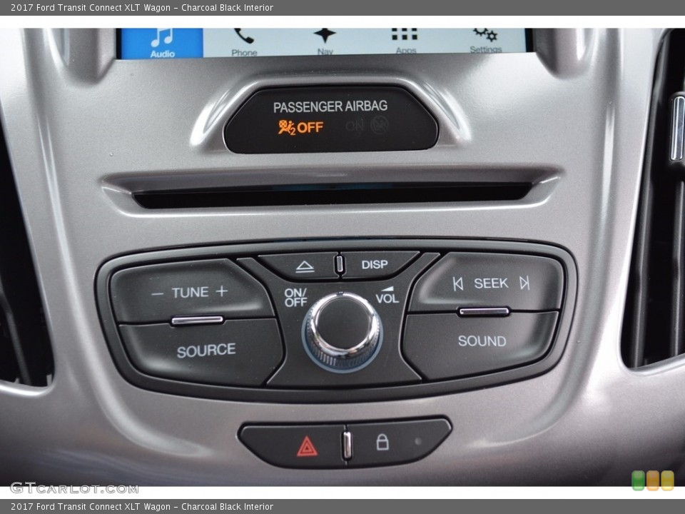 Charcoal Black Interior Controls for the 2017 Ford Transit Connect XLT Wagon #115180211