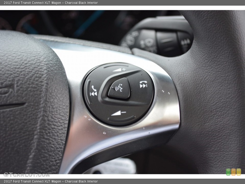 Charcoal Black Interior Controls for the 2017 Ford Transit Connect XLT Wagon #115180319