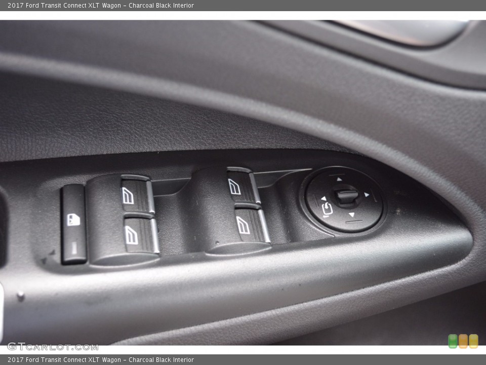 Charcoal Black Interior Controls for the 2017 Ford Transit Connect XLT Wagon #115180361