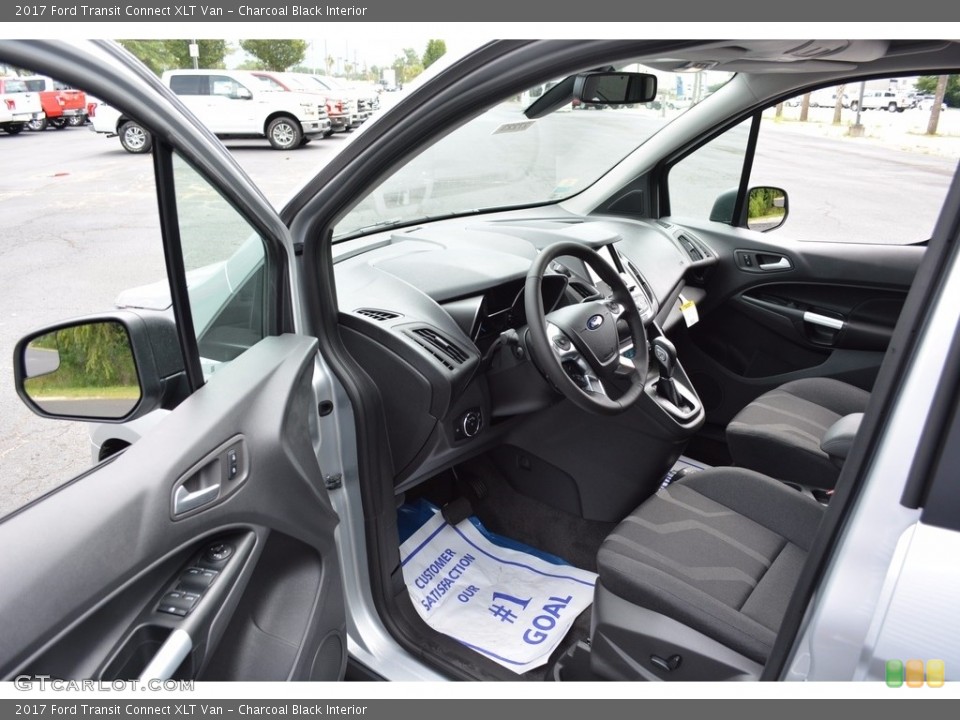 Charcoal Black Interior Front Seat for the 2017 Ford Transit Connect XLT Van #115181108