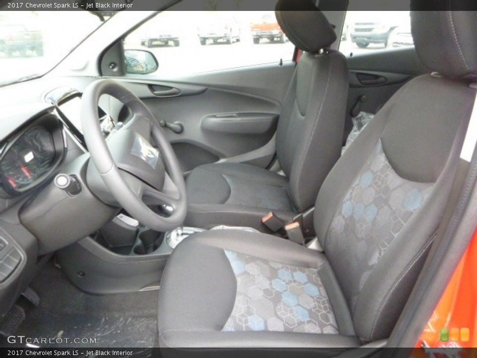 Jet Black Interior Photo for the 2017 Chevrolet Spark LS #115182401