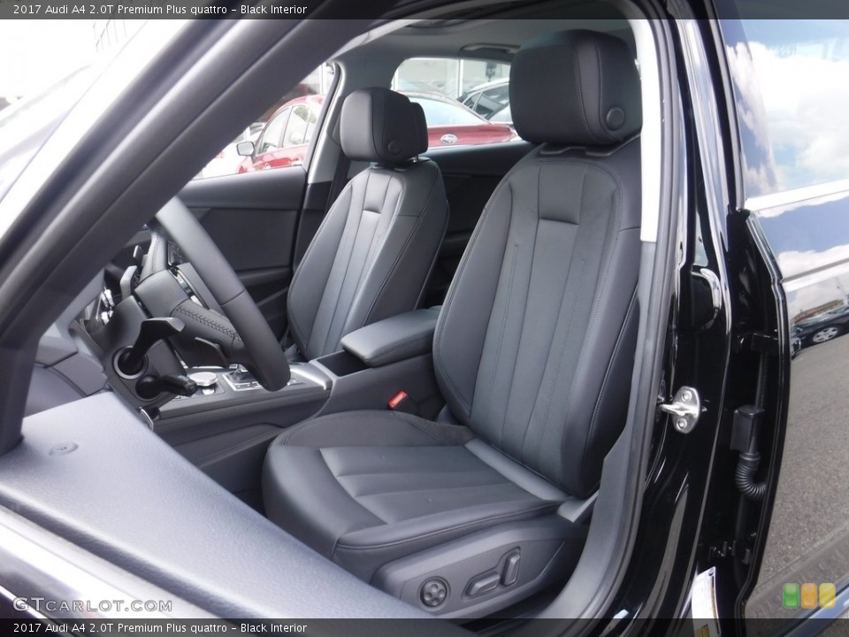 Black Interior Front Seat for the 2017 Audi A4 2.0T Premium Plus quattro #115183781