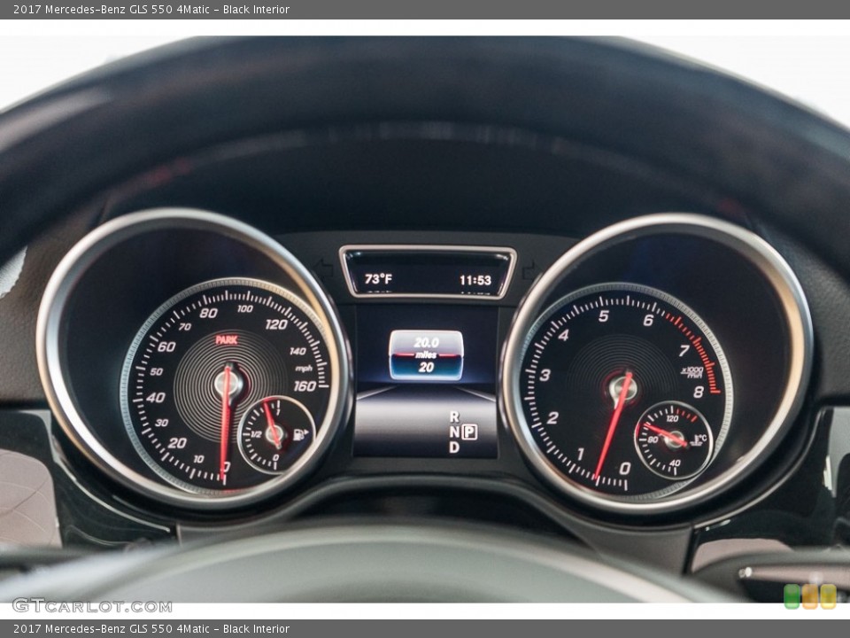 Black Interior Gauges for the 2017 Mercedes-Benz GLS 550 4Matic #115199426