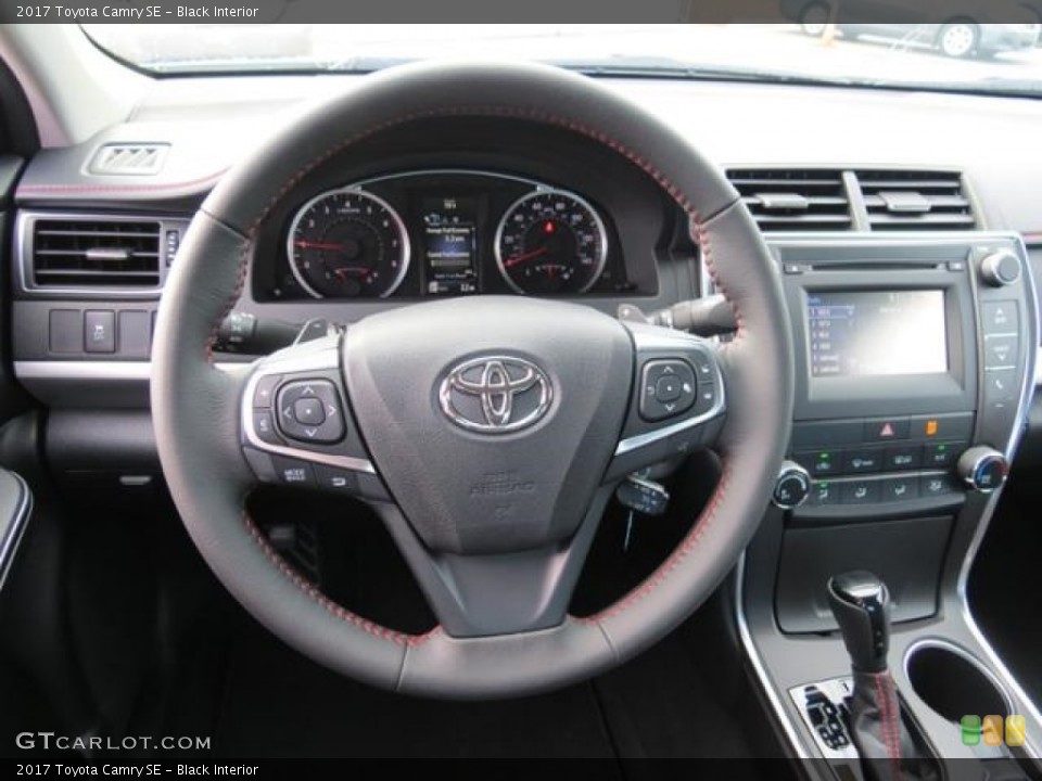 Black Interior Steering Wheel for the 2017 Toyota Camry SE #115206567