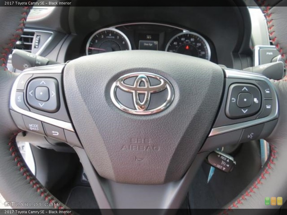 Black Interior Steering Wheel for the 2017 Toyota Camry SE #115206690
