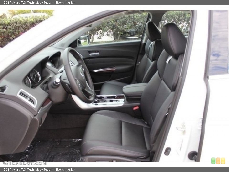 Ebony Interior Front Seat for the 2017 Acura TLX Technology Sedan #115219184