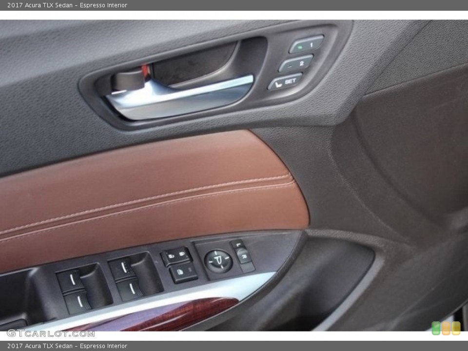 Espresso Interior Controls for the 2017 Acura TLX Sedan #115219976