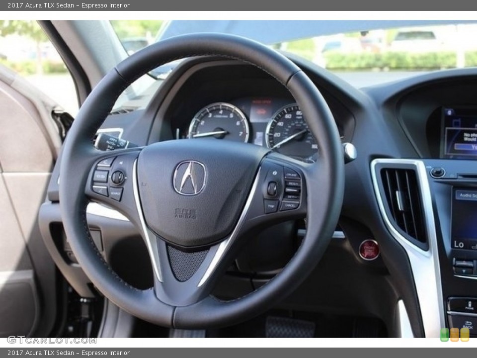 Espresso Interior Steering Wheel for the 2017 Acura TLX Sedan #115220018