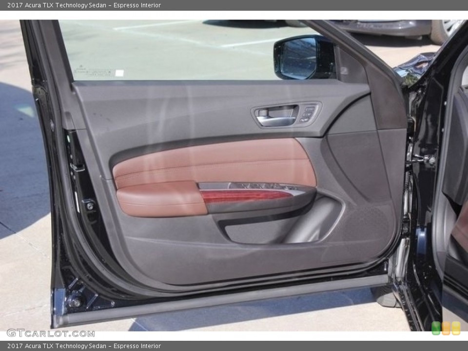 Espresso Interior Door Panel for the 2017 Acura TLX Technology Sedan #115222028