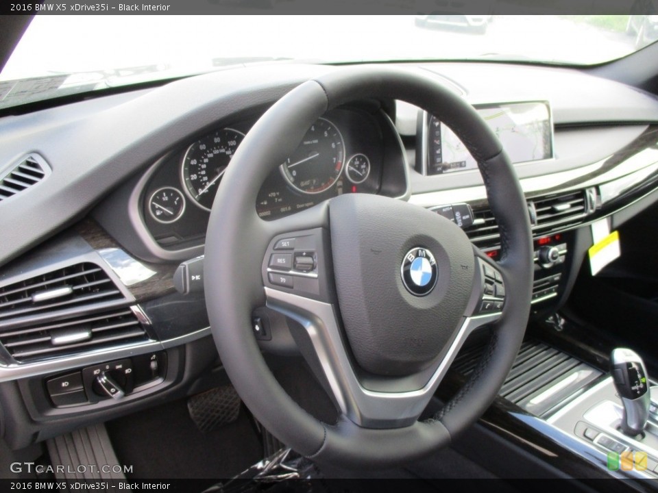 Black Interior Steering Wheel for the 2016 BMW X5 xDrive35i #115230266