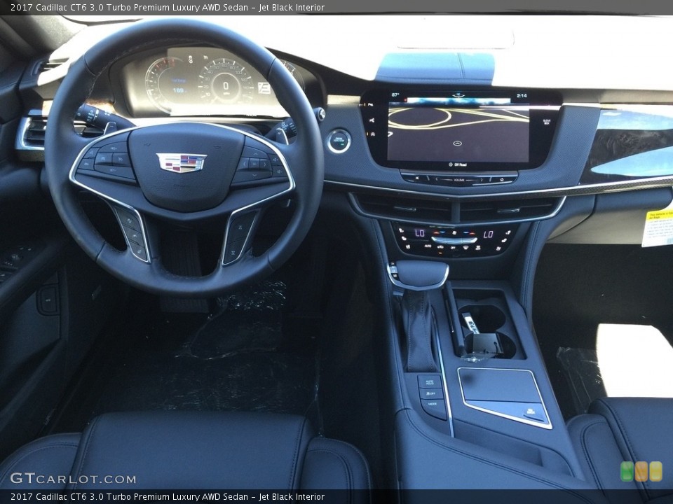 Jet Black Interior Dashboard for the 2017 Cadillac CT6 3.0 Turbo Premium Luxury AWD Sedan #115236121