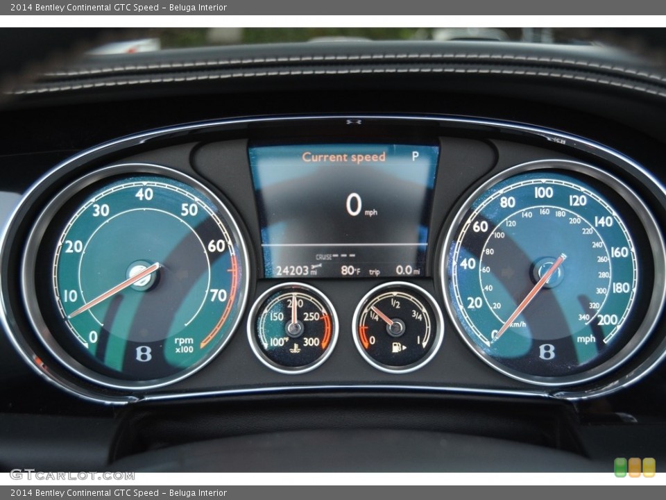 Beluga Interior Gauges for the 2014 Bentley Continental GTC Speed #115238140