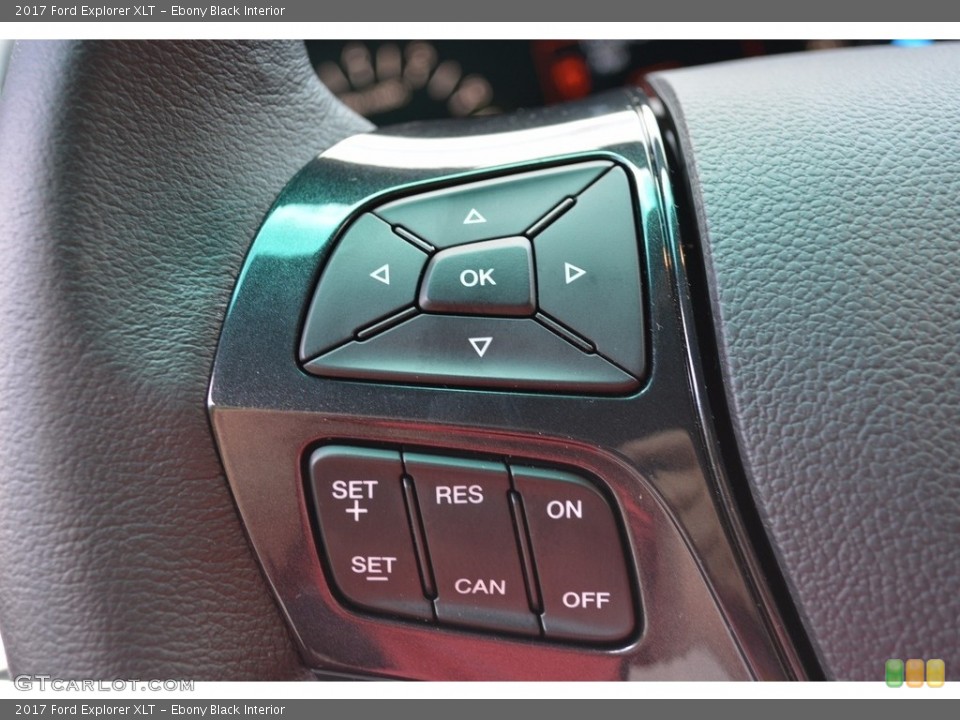Ebony Black Interior Controls for the 2017 Ford Explorer XLT #115249780