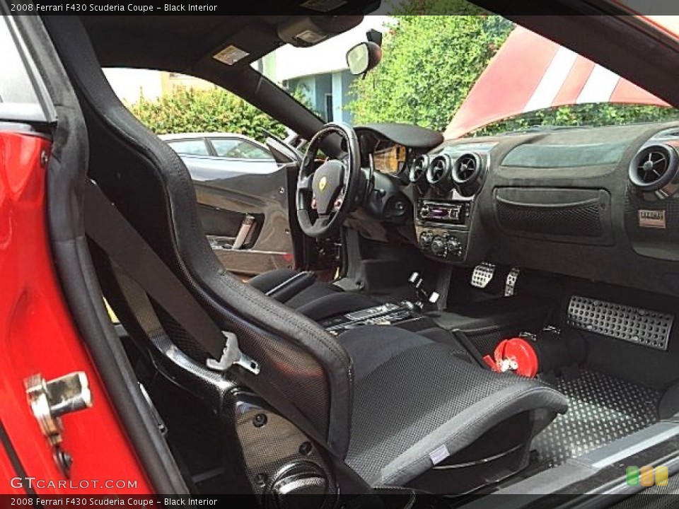 Black Interior Photo for the 2008 Ferrari F430 Scuderia Coupe #115251280