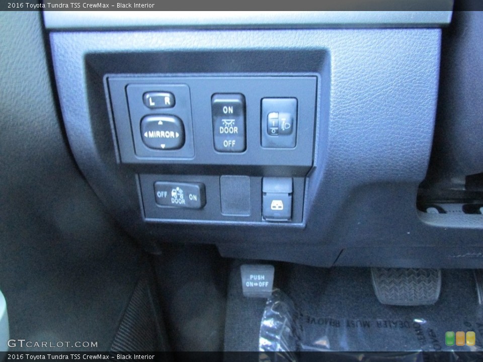 Black Interior Controls for the 2016 Toyota Tundra TSS CrewMax #115255603