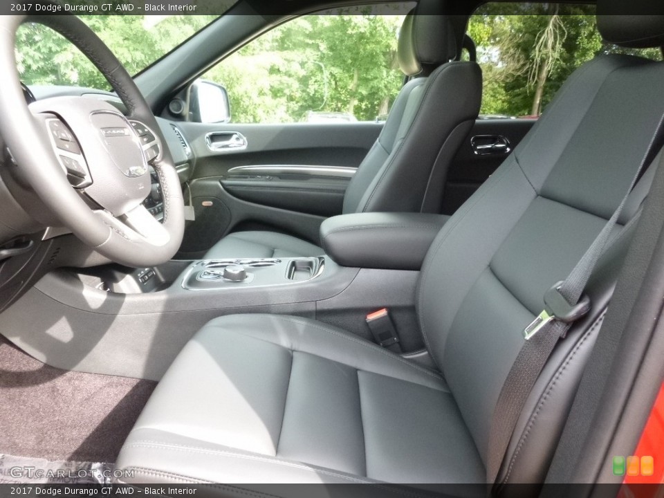 Black Interior Front Seat for the 2017 Dodge Durango GT AWD #115261375