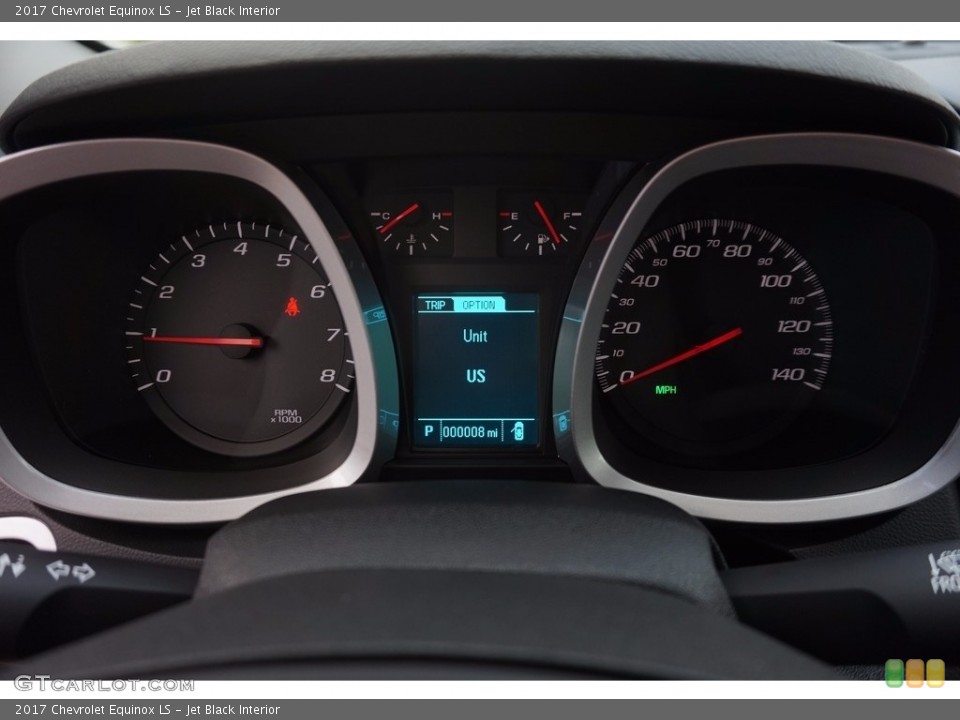 Jet Black Interior Gauges for the 2017 Chevrolet Equinox LS #115265383