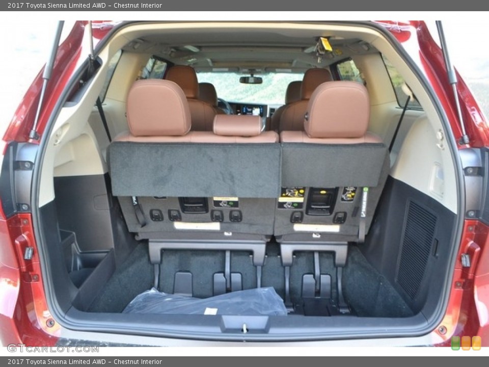 Chestnut Interior Trunk for the 2017 Toyota Sienna Limited AWD #115275325