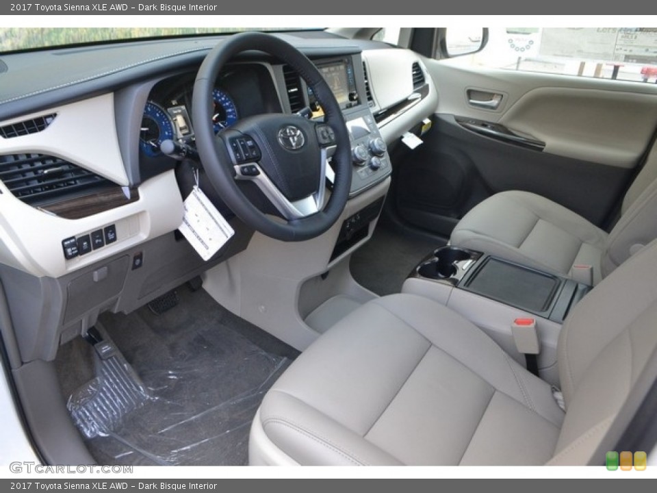Dark Bisque Interior Photo for the 2017 Toyota Sienna XLE AWD #115275460