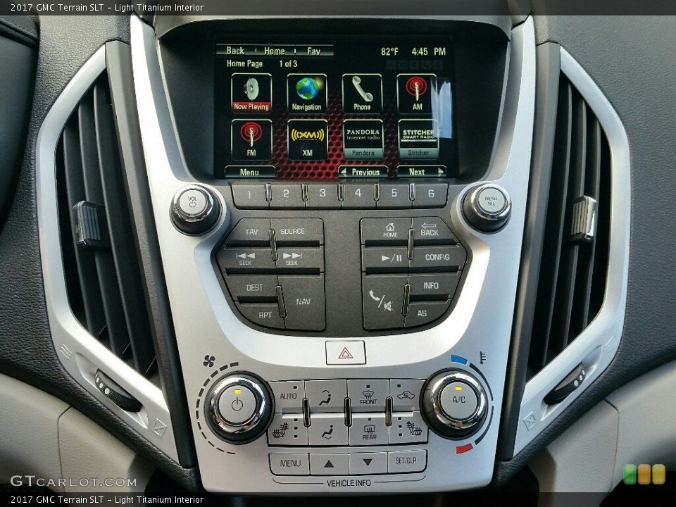 Light Titanium Interior Controls for the 2017 GMC Terrain SLT #115279627
