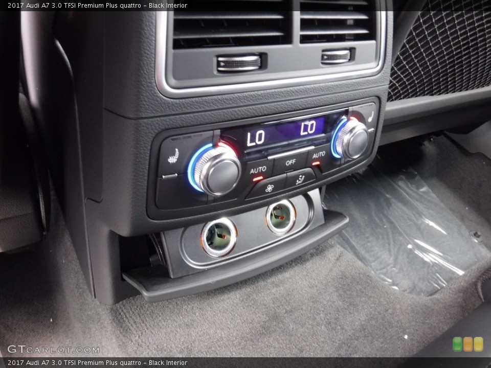 Black Interior Controls for the 2017 Audi A7 3.0 TFSI Premium Plus quattro #115280017
