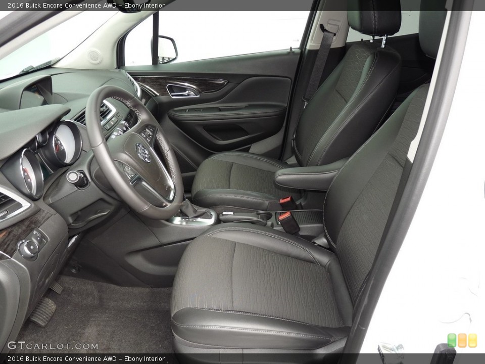 Ebony Interior Photo for the 2016 Buick Encore Convenience AWD #115281883