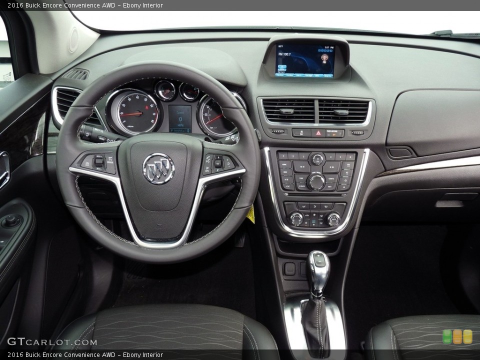 Ebony Interior Dashboard for the 2016 Buick Encore Convenience AWD #115281985