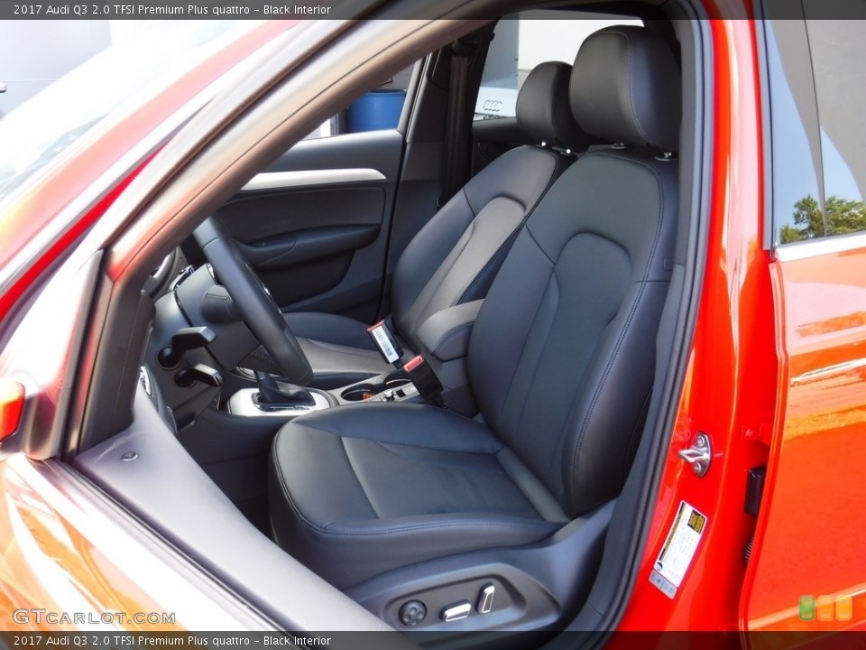 Black Interior Front Seat for the 2017 Audi Q3 2.0 TFSI Premium Plus quattro #115282546