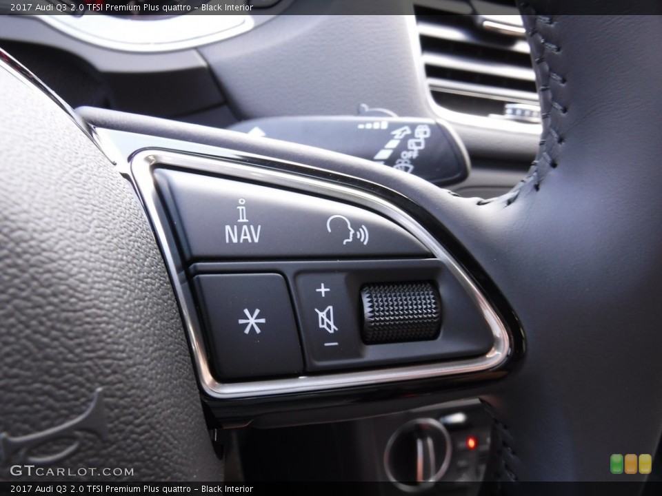 Black Interior Controls for the 2017 Audi Q3 2.0 TFSI Premium Plus quattro #115282738