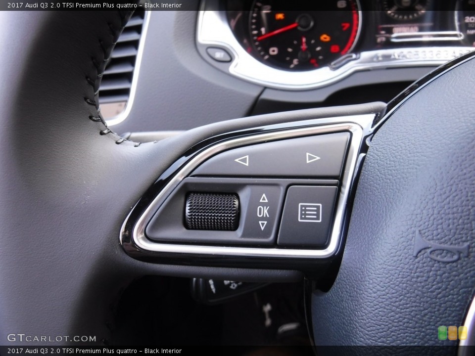 Black Interior Controls for the 2017 Audi Q3 2.0 TFSI Premium Plus quattro #115282759