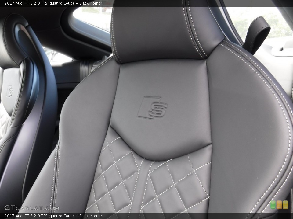Black Interior Front Seat for the 2017 Audi TT S 2.0 TFSI quattro Coupe #115283539