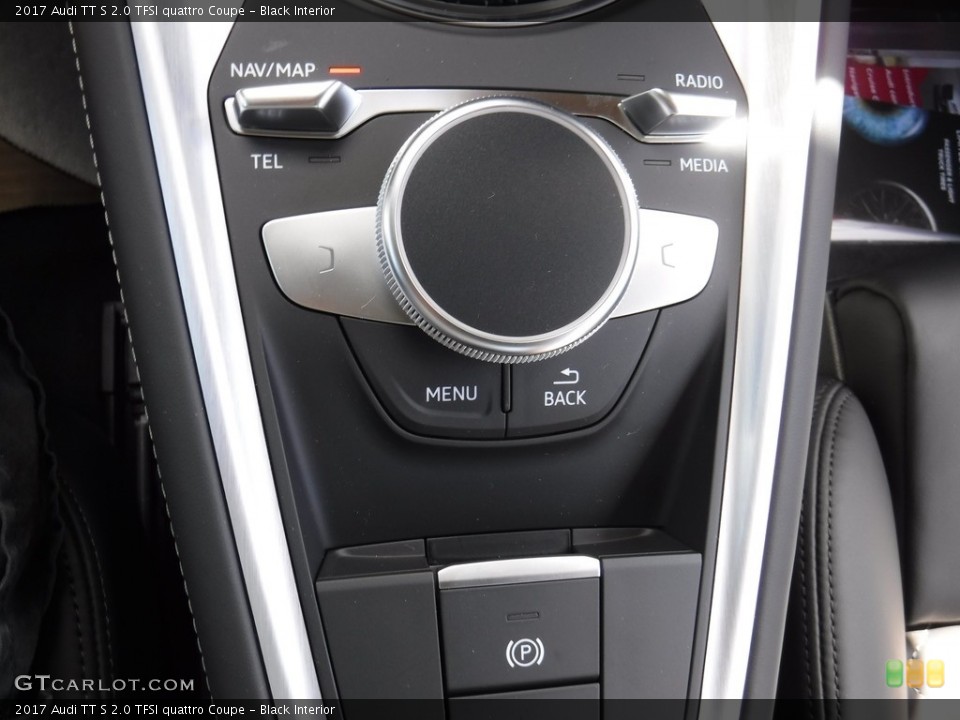 Black Interior Controls for the 2017 Audi TT S 2.0 TFSI quattro Coupe #115283657