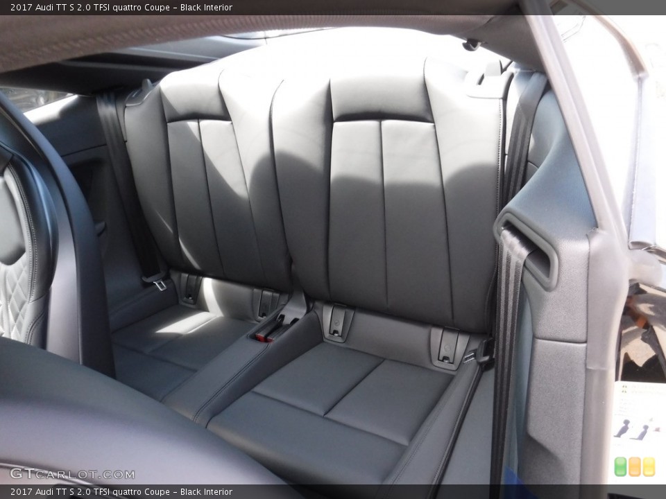Black Interior Rear Seat for the 2017 Audi TT S 2.0 TFSI quattro Coupe #115283842