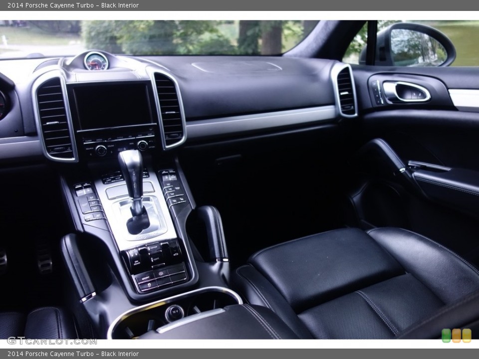 Black Interior Dashboard for the 2014 Porsche Cayenne Turbo #115285921