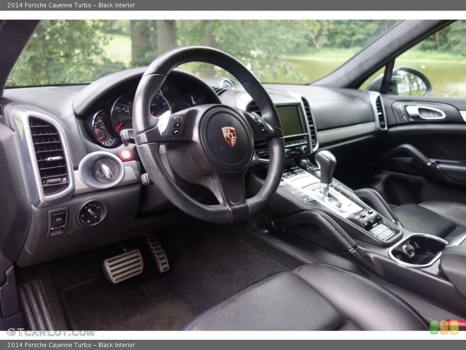 Black Interior Prime Interior for the 2014 Porsche Cayenne Turbo #115286053