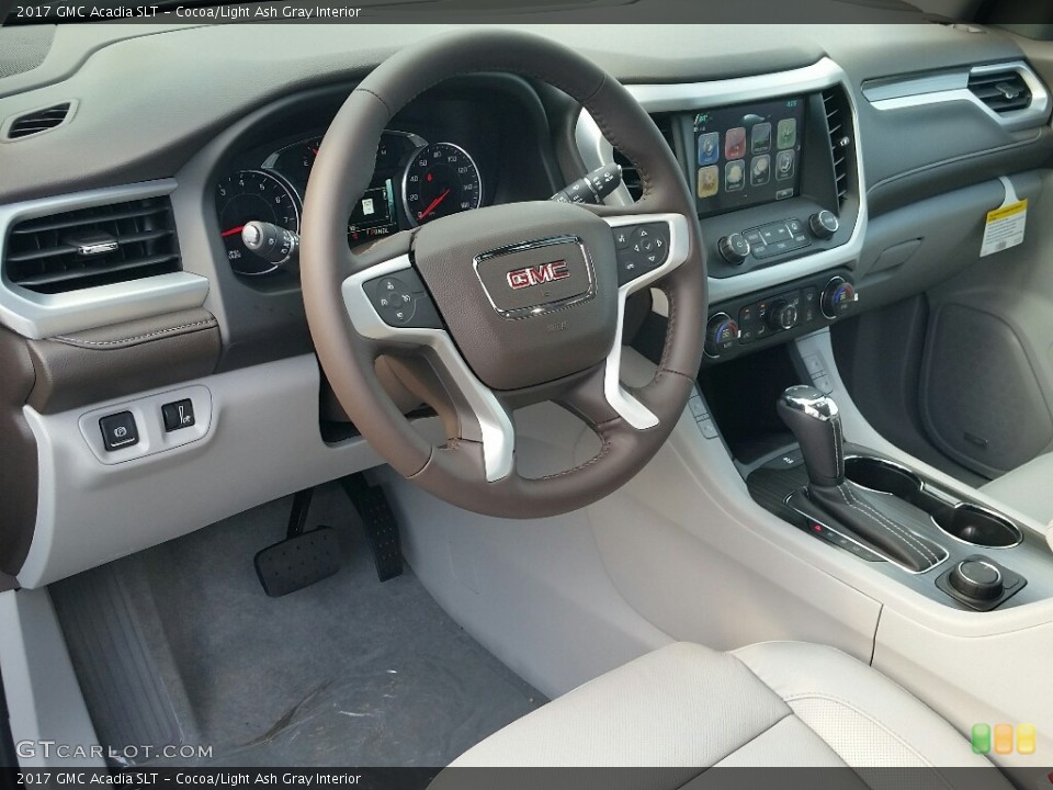 Cocoa/Light Ash Gray Interior Dashboard for the 2017 GMC Acadia SLT #115286566