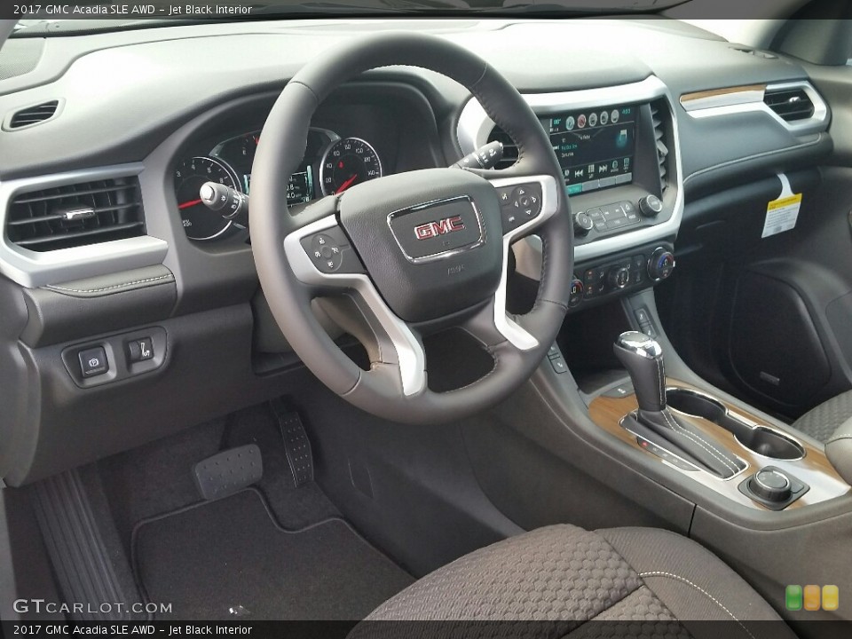 Jet Black Interior Photo for the 2017 GMC Acadia SLE AWD #115287166