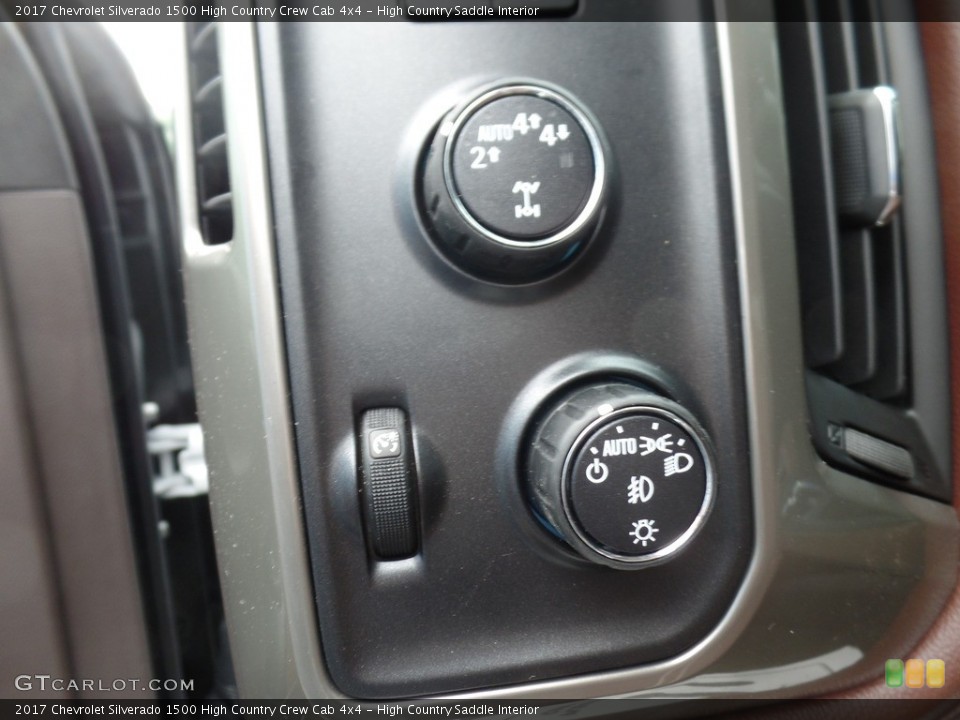 High Country Saddle Interior Controls for the 2017 Chevrolet Silverado 1500 High Country Crew Cab 4x4 #115287385