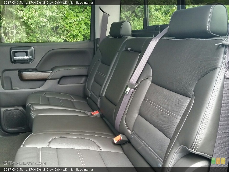 Jet Black Interior Rear Seat for the 2017 GMC Sierra 1500 Denali Crew Cab 4WD #115287469